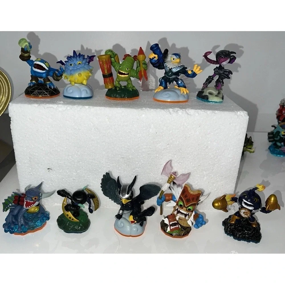 B18)Large Lot Skylanders- 50 Figures And 3 Xbox 360 Portals Activision See Pics